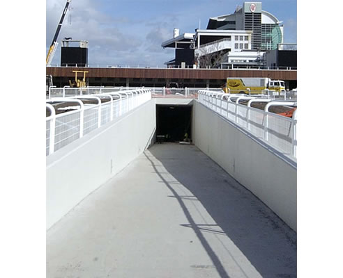 waterproof concrete injection flemington racecourse tunnel