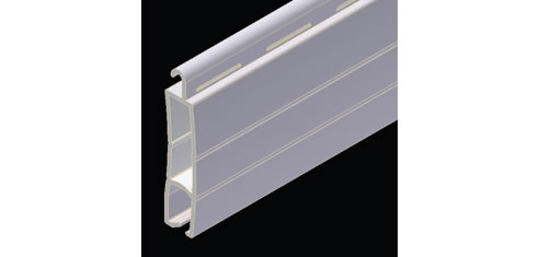 perforated extruded roller shutter profile