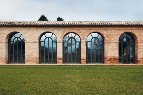arched steel windows