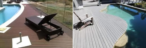 composite decking for pool suurounds