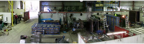 warehouse steel production
