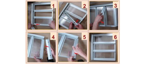 greenhouse assembly steps