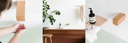 timber in bathroom