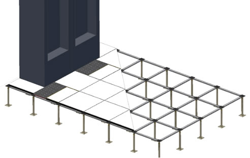 access floor diagram