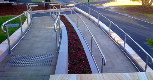 stainless steel handrails