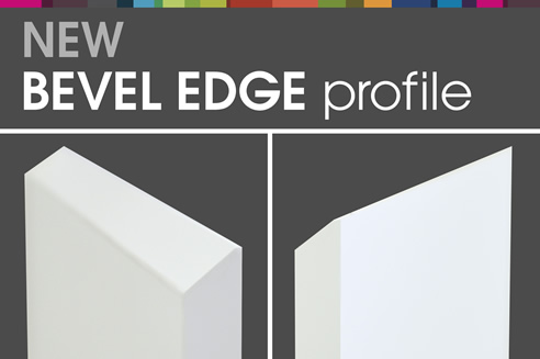 Bevel Edge Kitchen Cabinet Door Profile Polytec