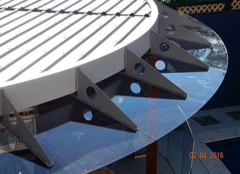 polycarbonate panels awning