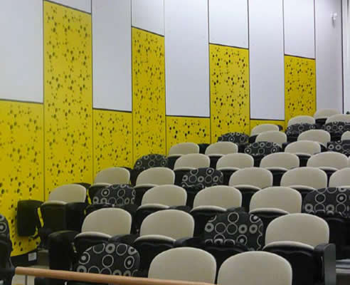 colourful acoustic panels