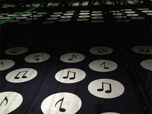 custom designed floor mat