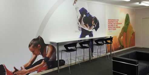 printed wall decal