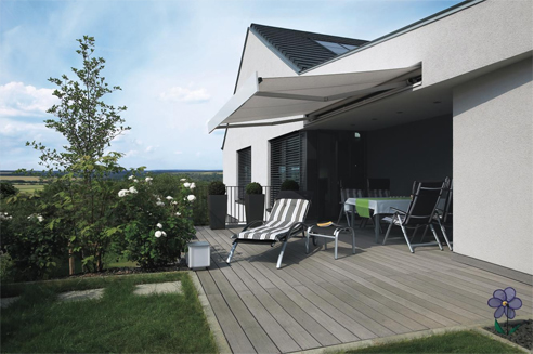recessed awning