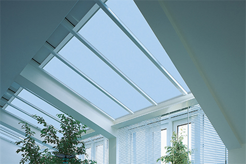 roller blinds overhead glazing