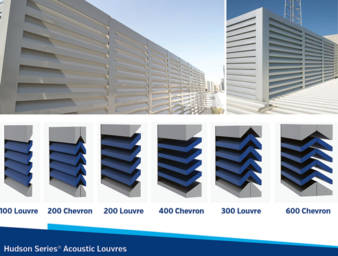 acoustic louvres air conditioning enclosure
