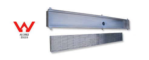 heelguard grate and trough
