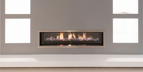 real flame gas fireplace