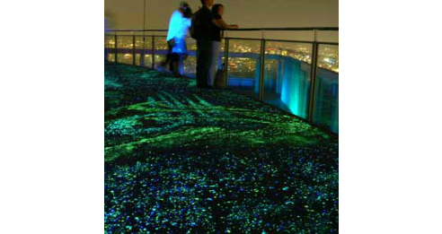 glow in the dark paving