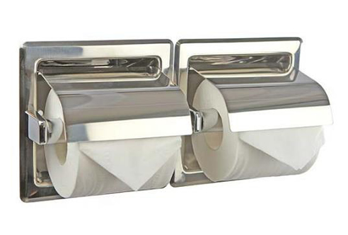 double toilet roll holder