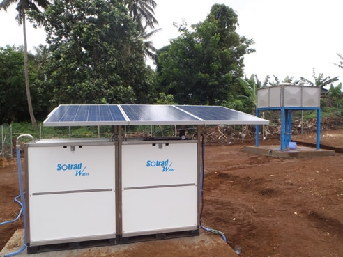 solar water filter system sotrad water