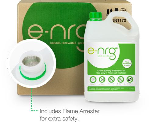 e-NRG bioethanol from EcoSmart Fires