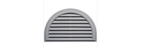 half round exterior wall vent