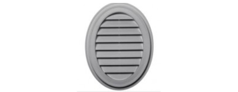 oval shape exterior wall vent