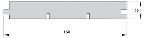 Baltic Pine Floorboard Profile