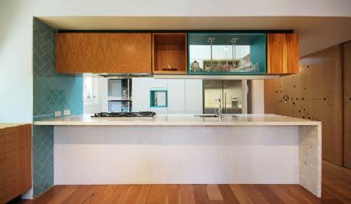 Kitchen with Johnson Tiles