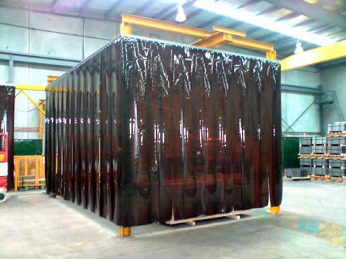 Flexible pvc welding flash screen