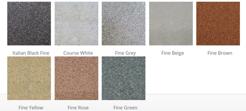 Unitex Granular Marble Colours