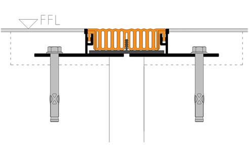 Mo L floor expansion joint