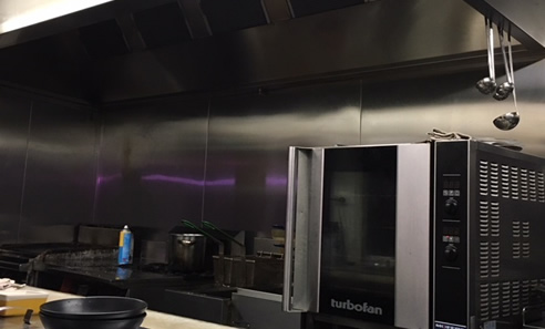 Fire-Resistant Board for Commercial Kitchen