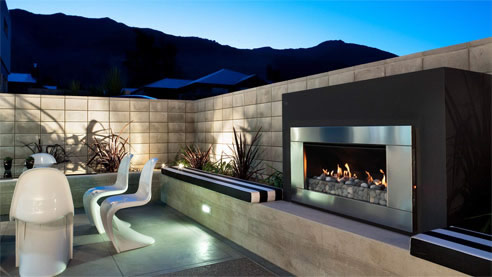 Outdoor Gas Fireplace