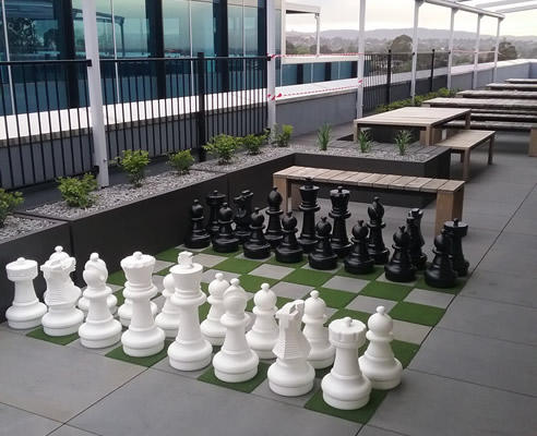 rooftop chess board
