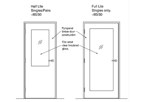 Glazed Timber Fire Doors | Pyropanel