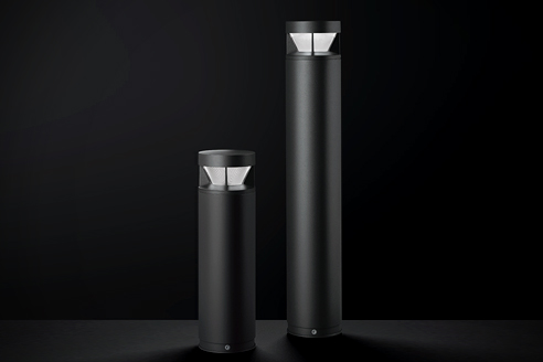 Exterior lighting bollards from WE-EF