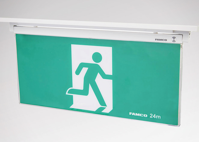 Slimline Exit Signs - Mirage LED Plus Recessed from FAMCO