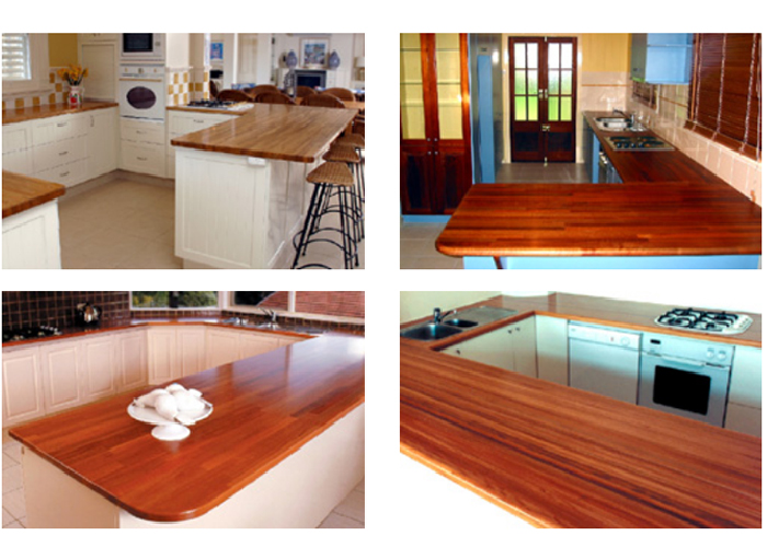 Decorative Glulam Timber Benchtops from DGI