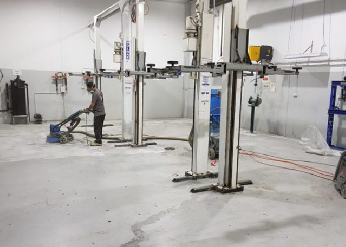 Volvo Mechanical Workshop Epoxy Floor