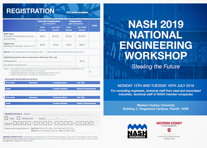 2019 National Engineering Workshop - Register Now with NASH