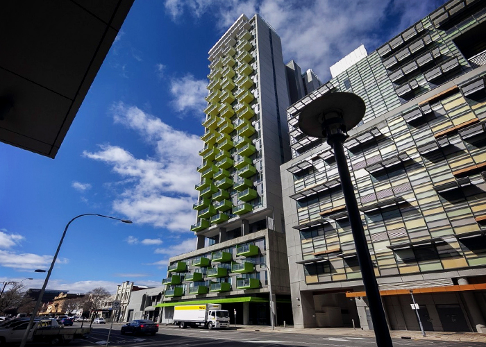 Balustrade System for Adelaide Apartments by Axiom Group