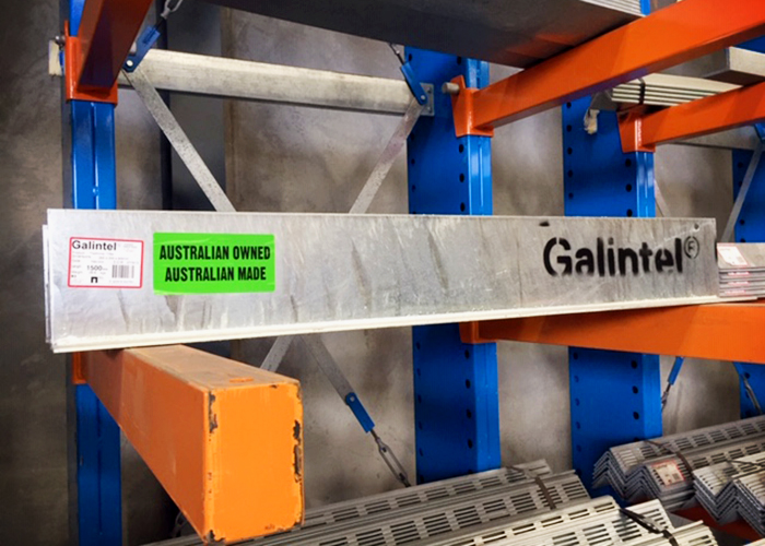 Galintel Australian-Made Steel Lintels from Cerra Metal Works