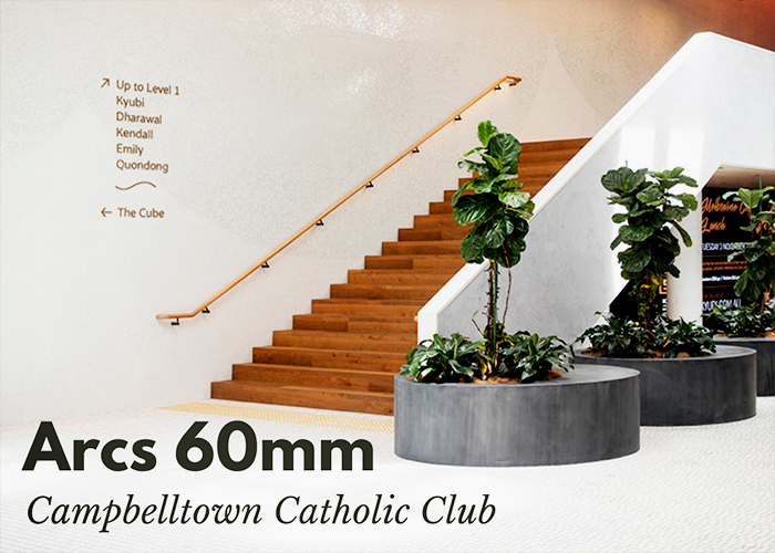 Arcs 60mm for Campbelltown Catholic Club by 3D Wall Panels