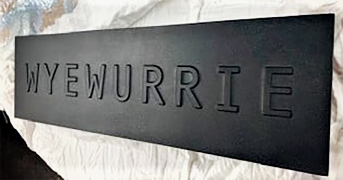 Custom Bronze Plaque House Signs from Architectural Signs