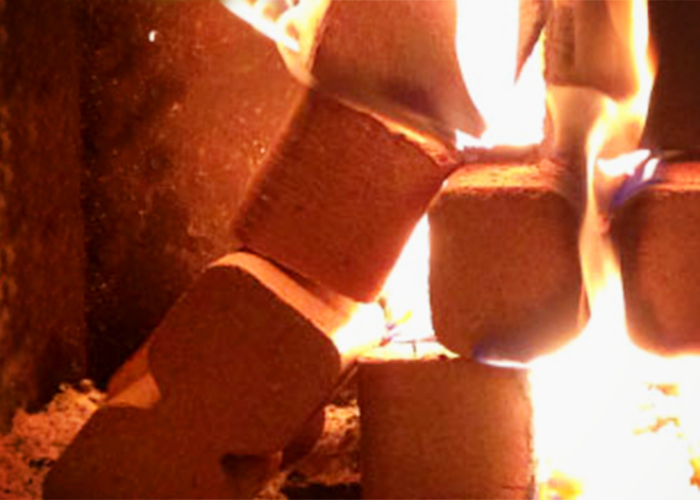 Carbon Neutral Fireplace Briquettes from Evalock