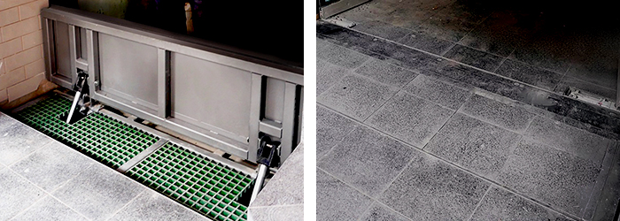 Automatic Recessed Flood Barriers from Flooding Solutions