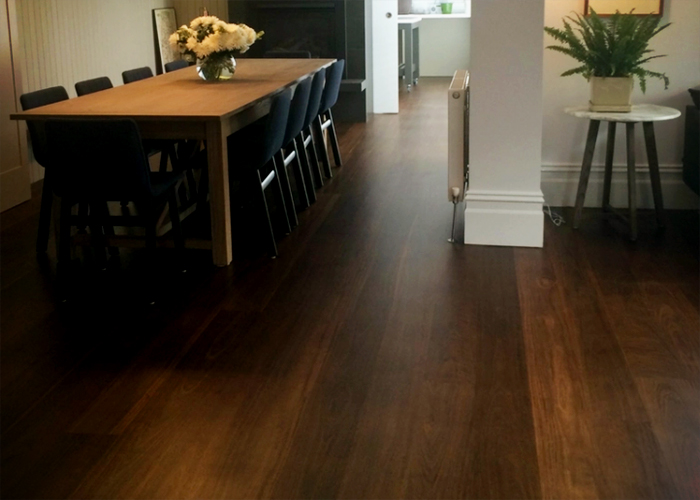 Roasted Hardwood Flooring from Hazelwood & Hill