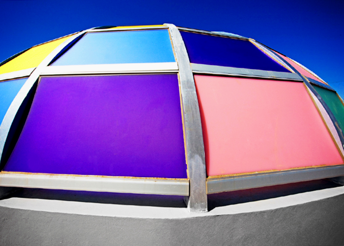 Coloured Acrylic Sheets for Amphitheatre by Mitchell Group