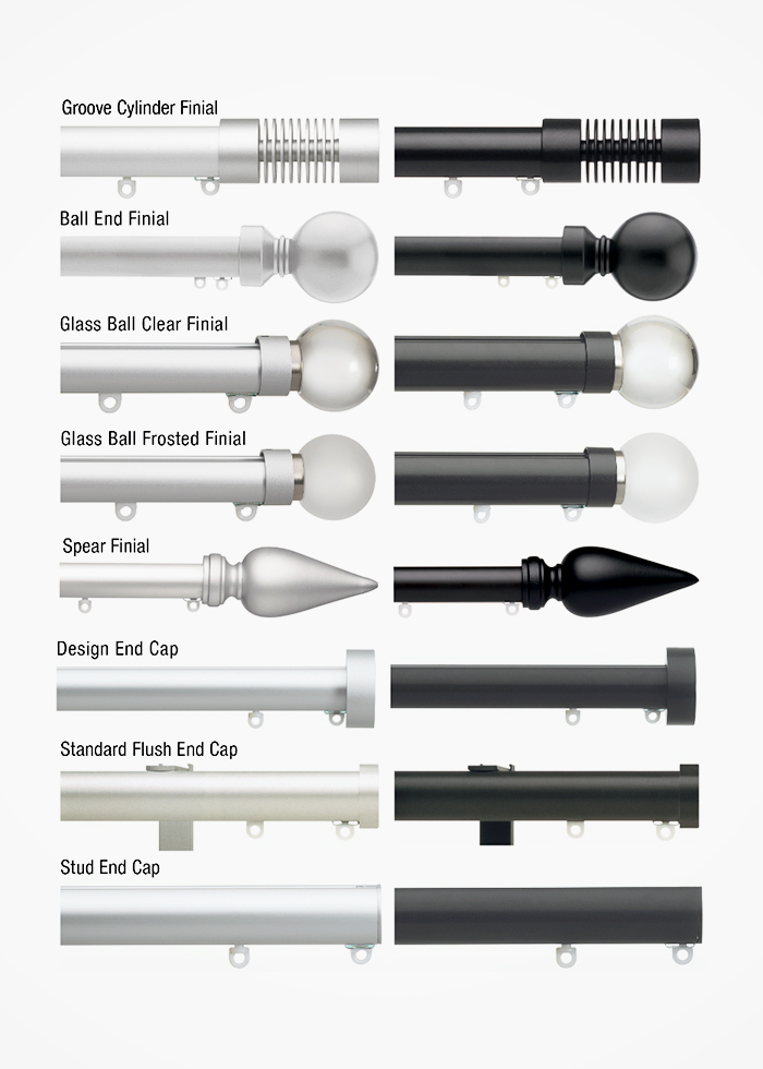 30mm Curtain Hardware Metropole New at Blinds by Peter Meyer