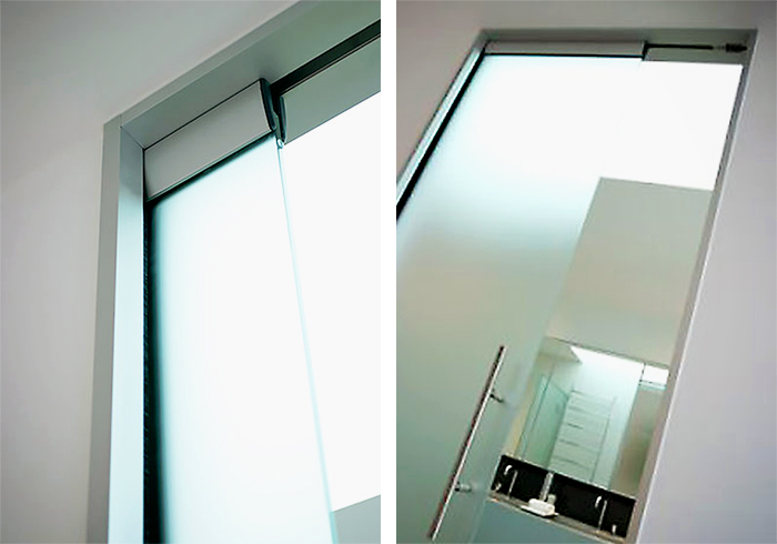 Frameless Glass Partition Doors from Smooth Door Systems