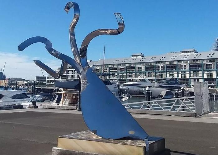 Fabricated Stainless Steel Sculptures at Woolloomooloo Finger Wharf by ARTPark Australia